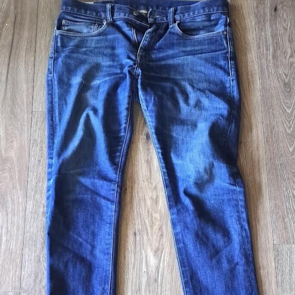 484 Slim-fit Deep Blue Medium Wash Jeans